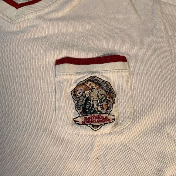 Disney's Animal Kingdom  Mickey Mouse  T-shirt  Large White Unisex - Picture 2 of 6